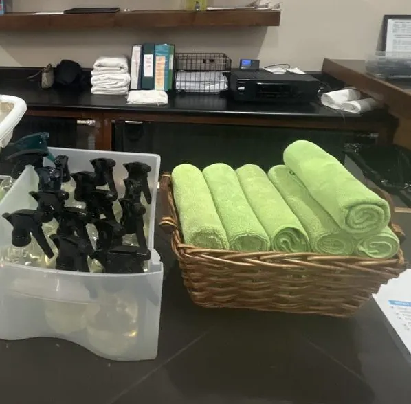 Fresh towels